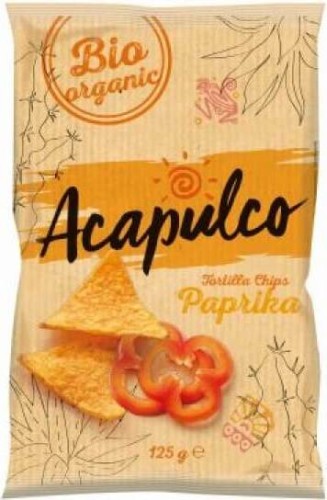 Nachosy o smaku paprykowym BIO 125 g Acapulco