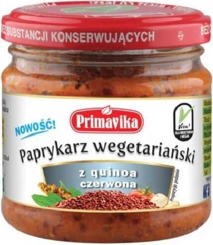 Paprykarz wegetariański z quinoa czerwoną 160 g Primavika