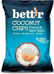 Coconut chips with sea salt gluten-free BIO 40 g Bettr