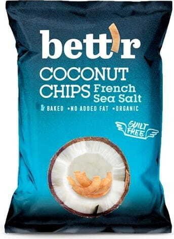 Coconut chips with sea salt gluten-free BIO 40 g Bettr