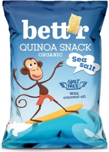 Quinoa crisps with sea salt gluten-free BIO 50 g Bettr