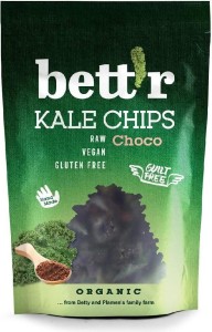 Chips with kale and cocoa gluten-free BIO 30 g Bettr