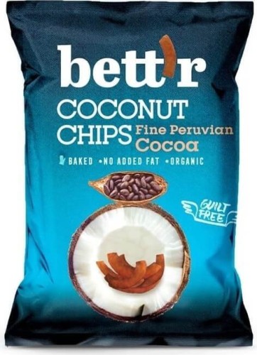 Coconut chips with cocoa gluten-free BIO 40 g Bettr