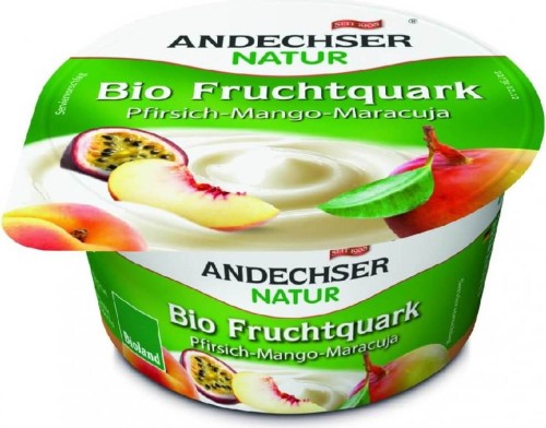 Twarożek brzoskwinia mango marakuja 20% BIO 150 g Andechser Natur