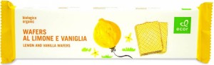 Wafers with lemon-vanilla cream BIO 125 g Ecor