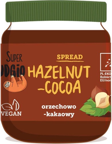 Crème de noix et cacao sans gluten BIO 190 g Super Fudgio