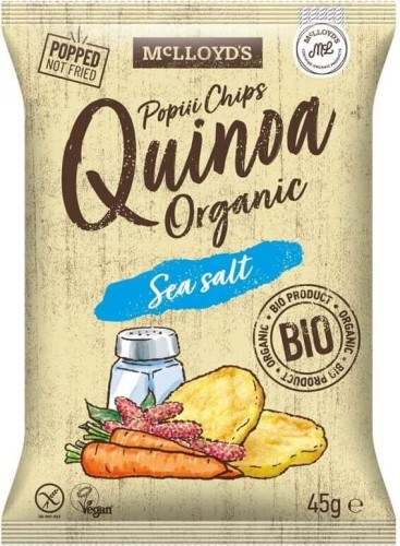 Quinoa crisps with carrot and sea salt gluten-free BIO 45 g McLloyd's