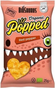 Chips de lentilles rouges sans gluten BIO 25 g BioSaurus