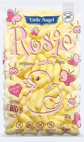 Rosie maischips vanaf 7 maanden glutenvrij BIO 30 g Little Angel