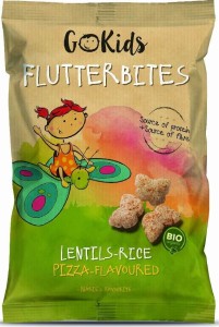 Rice and lentil crisps pizza BIO 30 g GoKids