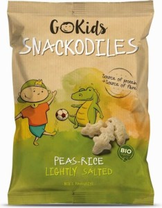 Crisps crocodiles from peas and rice BIO 30 g GoKids