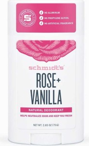 Rose deodorant with vanilla stick 58 ml Schmidt's