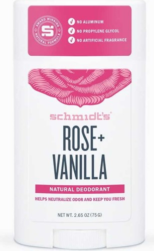 Rose deodorant with vanilla stick 58 ml Schmidt's