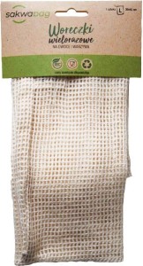 Herbruikbare tas maat L 30x40cm Sakwabag