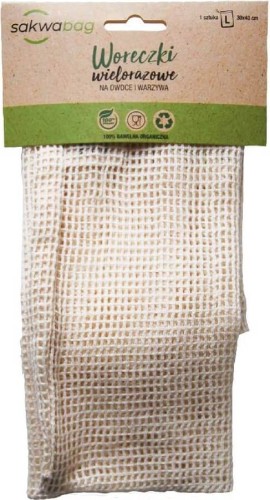 Herbruikbare tas maat L 30x40cm Sakwabag