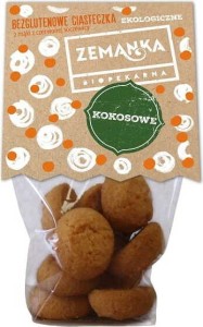 Coconut cakes from red lentil flour gluten-free BIO 100 g Zemanka