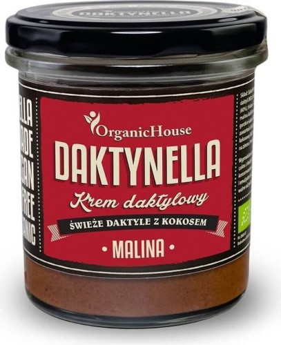 Daktynella framboos - BIO Dadelcrème 280g OrganicHouse