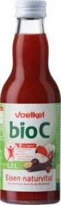 Bio C a blend of juices rich in iron BIO 200 ml Voelkel