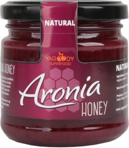 Natural honey with chokeberry 250 g Yagoody