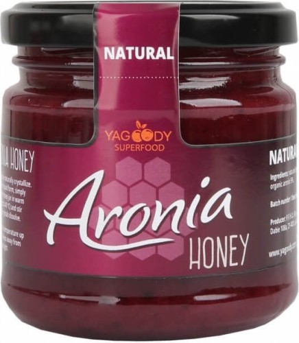 Natural honey with chokeberry 250 g Yagoody