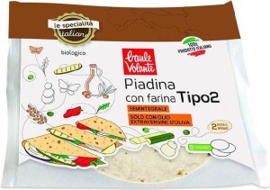 Tarwetortilla met extra vergine olijfolie BIO 240 g Baule Volante