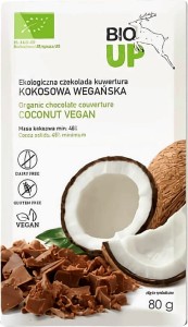 Vegan kokos chocolade BIO 80 g BioUp
