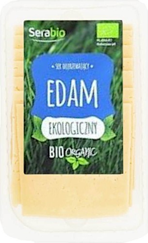 Edam ripening cheese sliced BIO 125 g Serabio