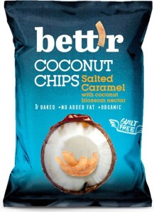 Copeaux de noix de coco au caramel salé sans gluten BIO 40 g Bettr
