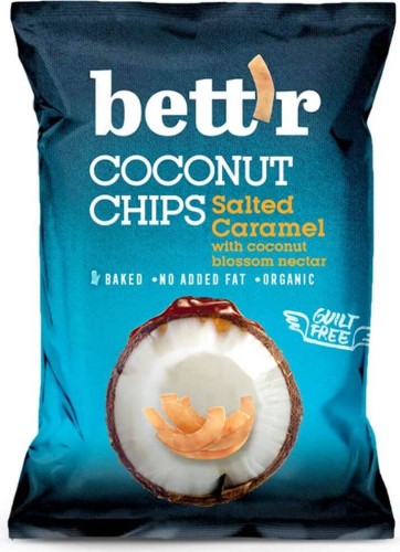 Copeaux de noix de coco au caramel salé sans gluten BIO 40 g Bettr