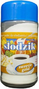 Blue sweetener powder 140 g Sweetie Gold