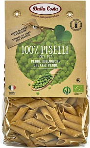 PENNE GREEN PEAS PASTA GLUTEN-FREE BIO 250 g - DALLA COSTA