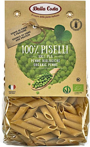 PENNE GREEN PEAS PASTA GLUTEN-FREE BIO 250 g - DALLA COSTA