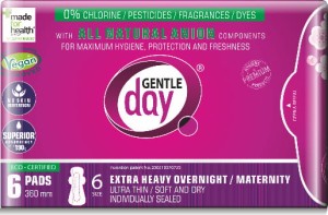 Postpartum maandverband met anionische strip 6 stuks - Gentle Day