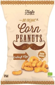 Chips de maïs au goût d'arachide BIO 75 g - TRAFO
