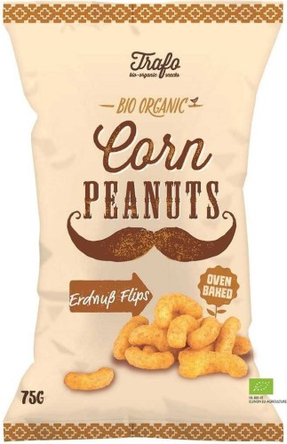 CORN CRISPS WITH PEANUTS BIO 75 g - TRAFO