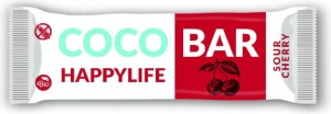 Bar coconut cherry gluten-free BIO 40 g Happylife