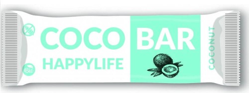 Coconut bar gluten-free BIO 40 g Happylife