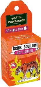 DRINK BOUILLON WITH GINGER BIO (10 x 5 g) - NATUR COMPAGNIE
