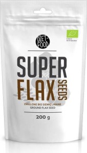 Gemalen lijnzaad mager BIO 200 g Dieet-Food