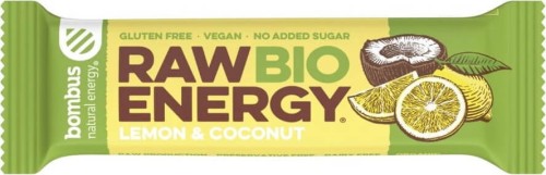 Bar RAW ENERGY BIO lemon coconut glutenfree 50 g Bombus