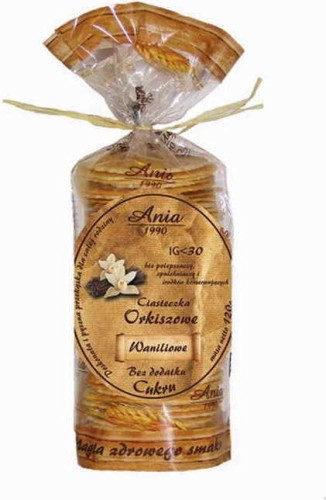 Vanille speltkoekjes zonder suiker 120 g Ania