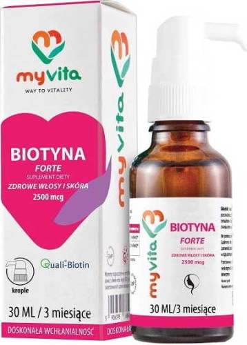 Forte Biotin 2500mcg druppels 30ml MyVita