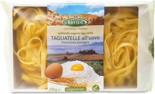 TAGIATELLE BIO EGG PASTA 250 g - LA BIO IDEA