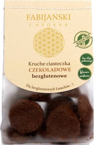 CRISPY COOKIES CHOCOLATE GLUTEN-FREE BIO 100 g - FABIJAŃSCY