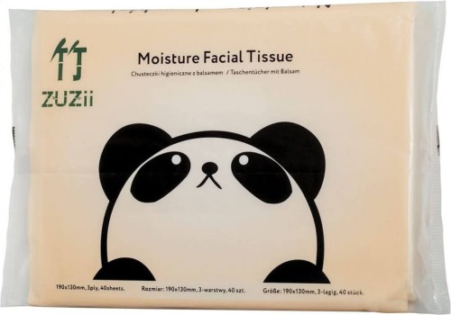 LINGETTES BAMBOU AVEC BAUME 40 pcs - ZUZII