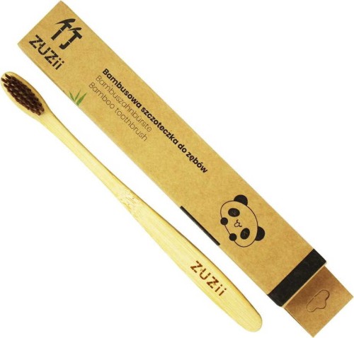 Tandenborstel voor volwassenen Bamboo Brown - Zuzia