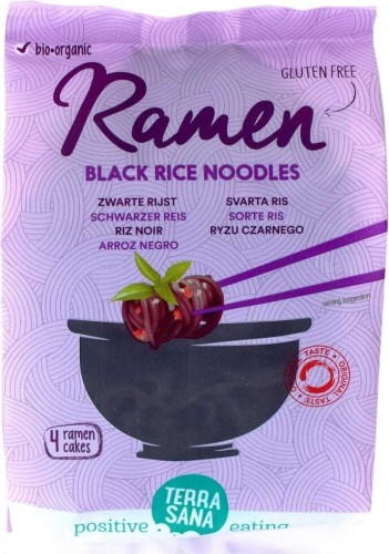 PASTA RAMEN NOODLE FROM BLACK RICE GLUTEN-FREE BIO 280 g - TERRASANA