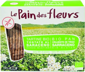 Glutenvrij boekweit krokant brood BIO 150 g Pain Des Fleurs
