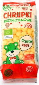 Corn crisps balls gluten-free BIO 60 g Borowik