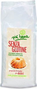 Un mélange pour gâteaux et desserts sans gluten BIO 500 g Piu Bene